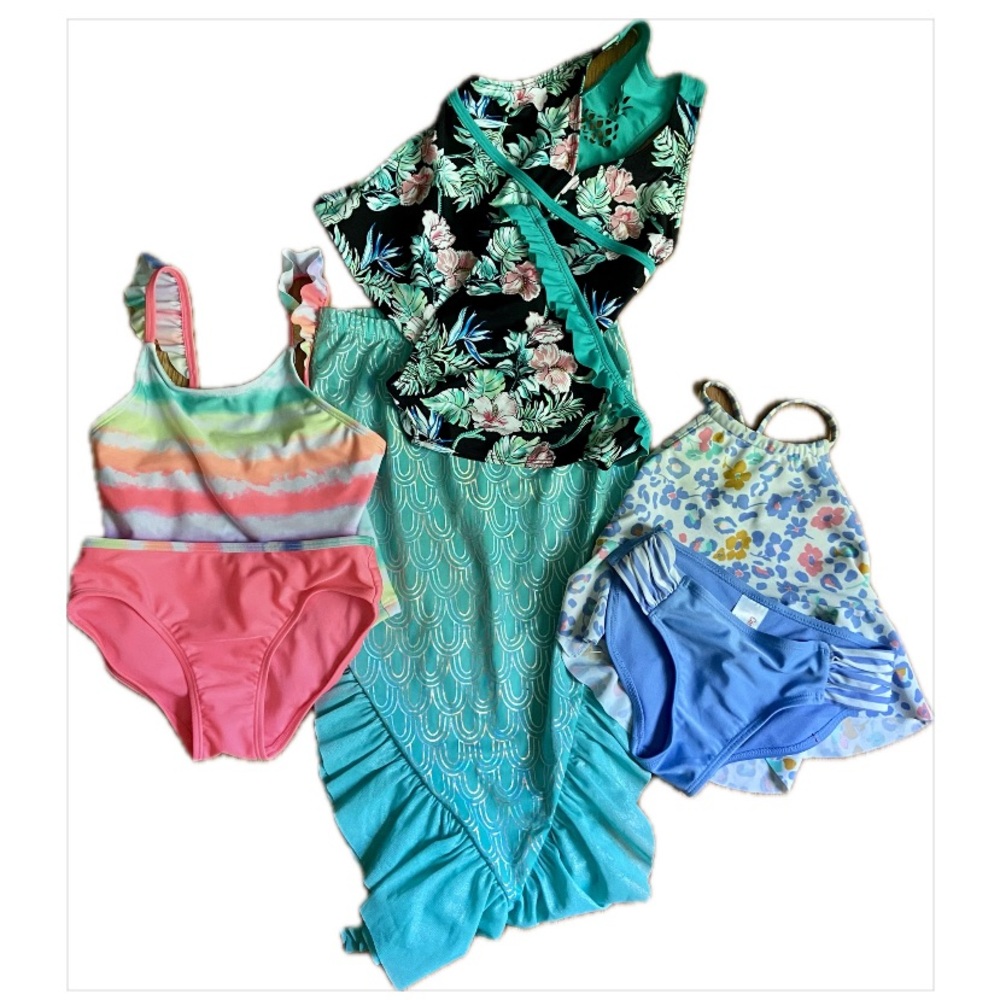Girls bathing suit bundle